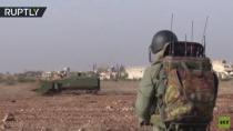 القوات الروسية تواصل إزالة الألغام في حلب باستخدام الروبوت أوران-6