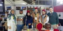 تكريم طلبة سوريين شاركوا بمعرض المأكولات الشعبية بجامعة طهران